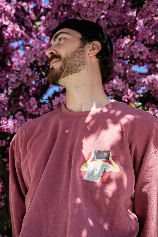 "Late" Crewneck Sweatshirt