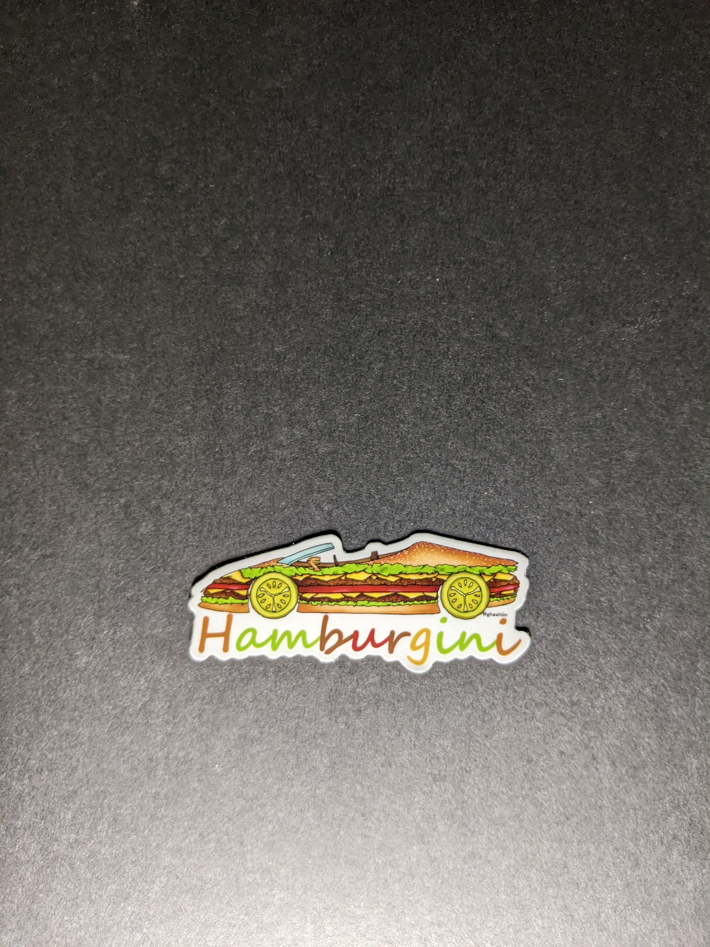 Hamburgini Sticker