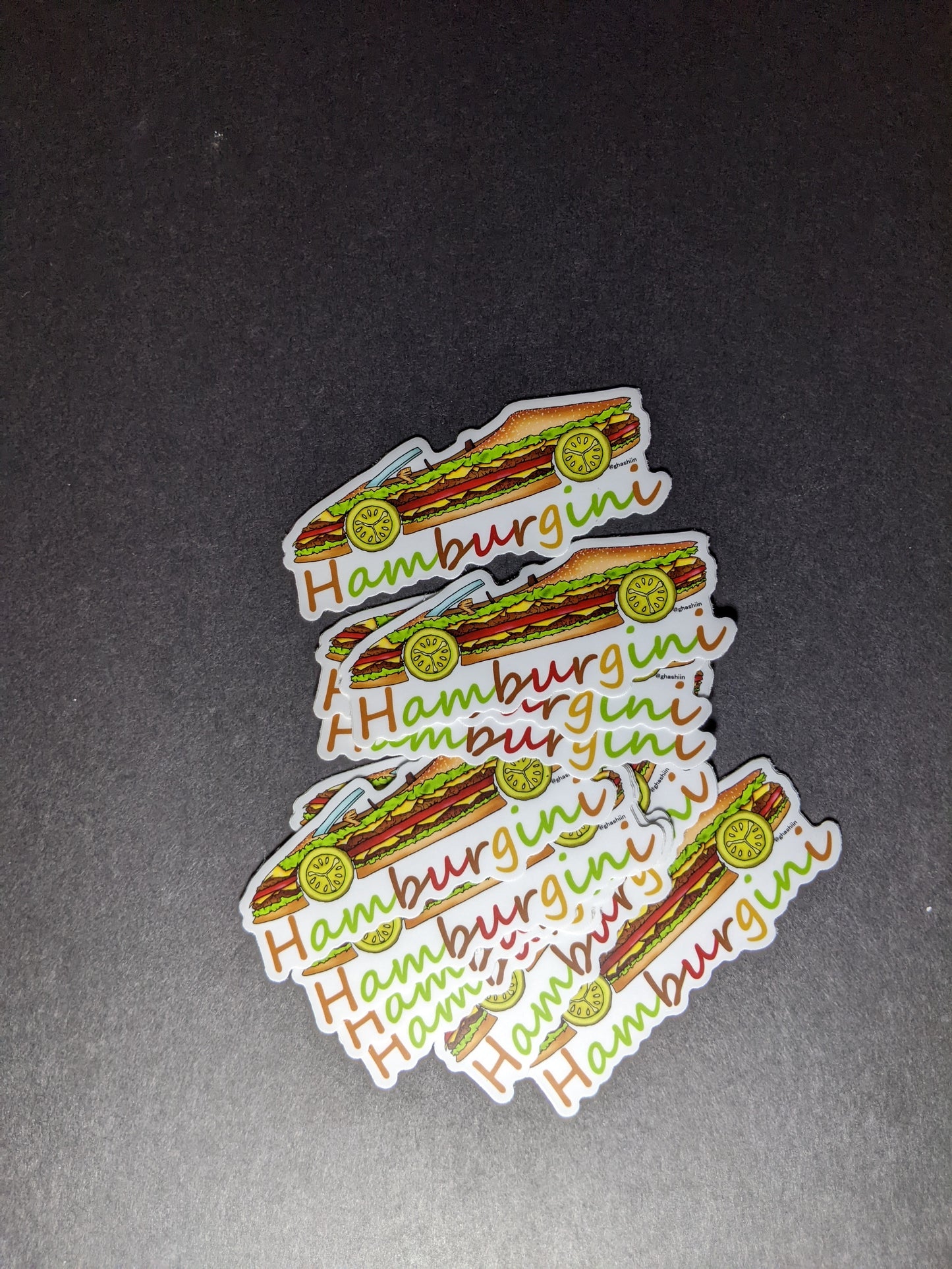 Hamburgini Sticker