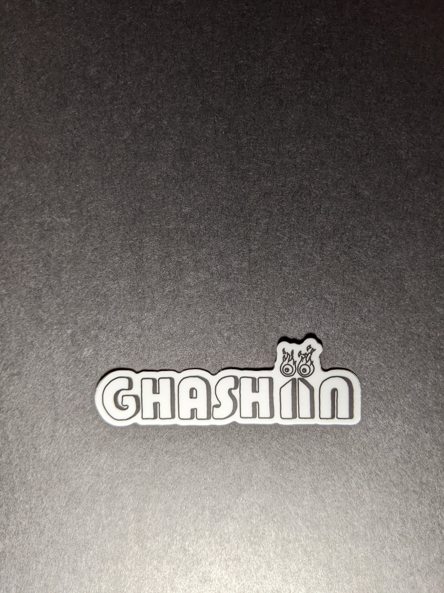 Ghashìín Sticker White Logo