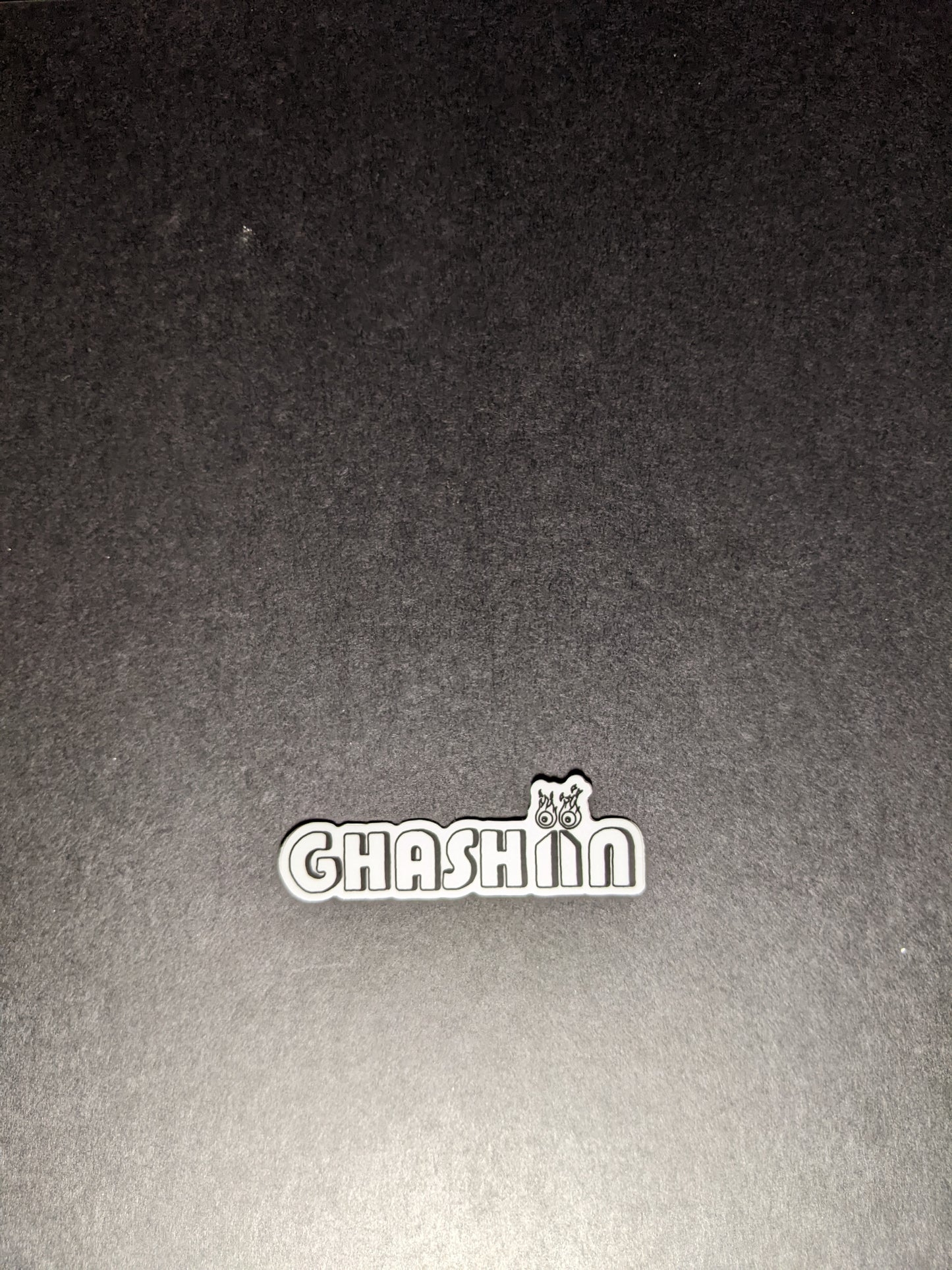 Ghashìín Sticker White Logo