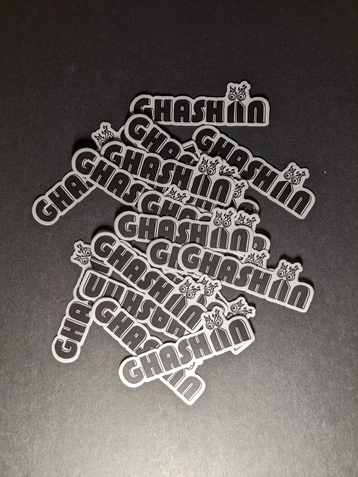 Ghashìín Sticker Black Logo