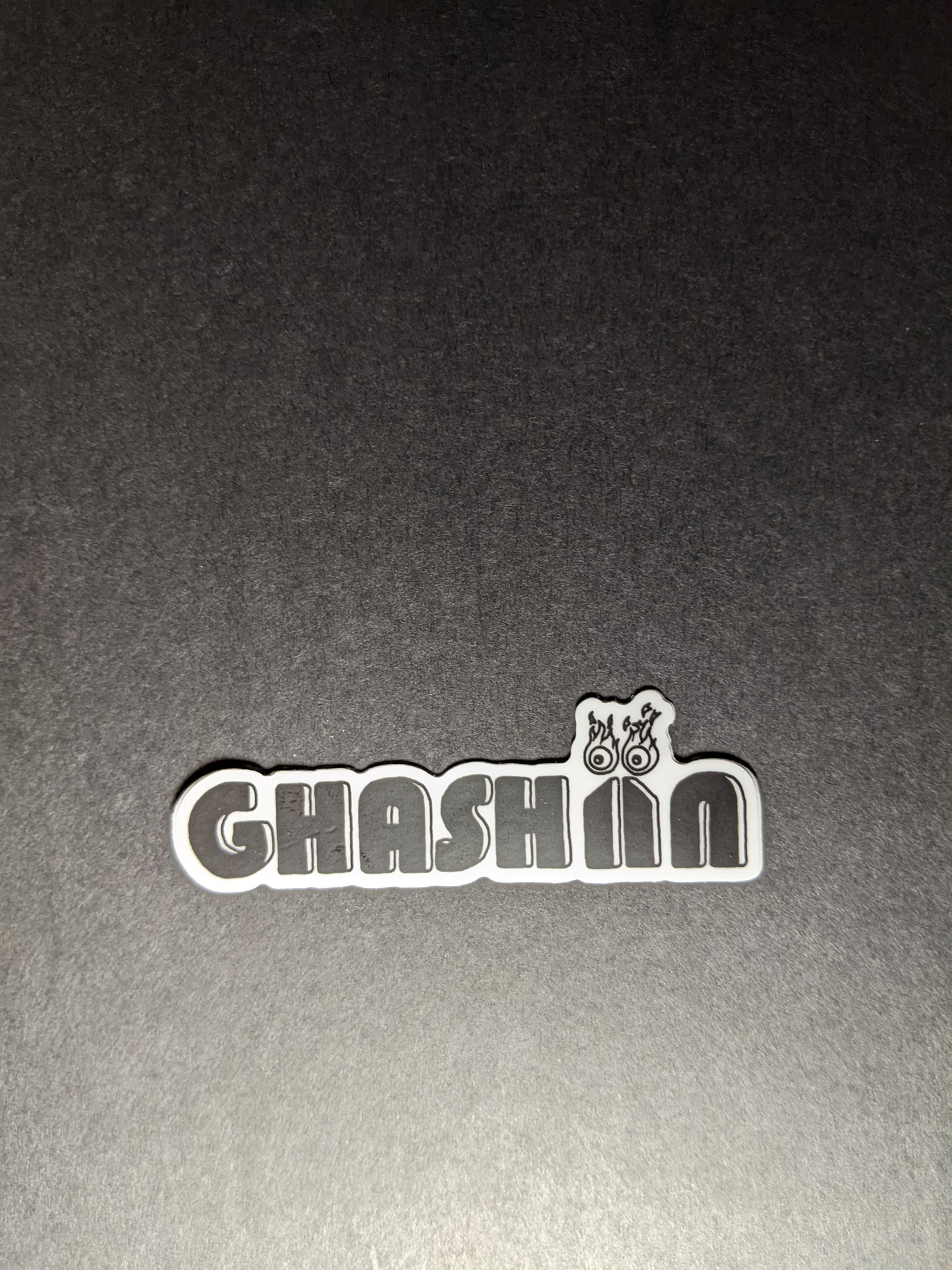 Ghashìín Sticker Black Logo