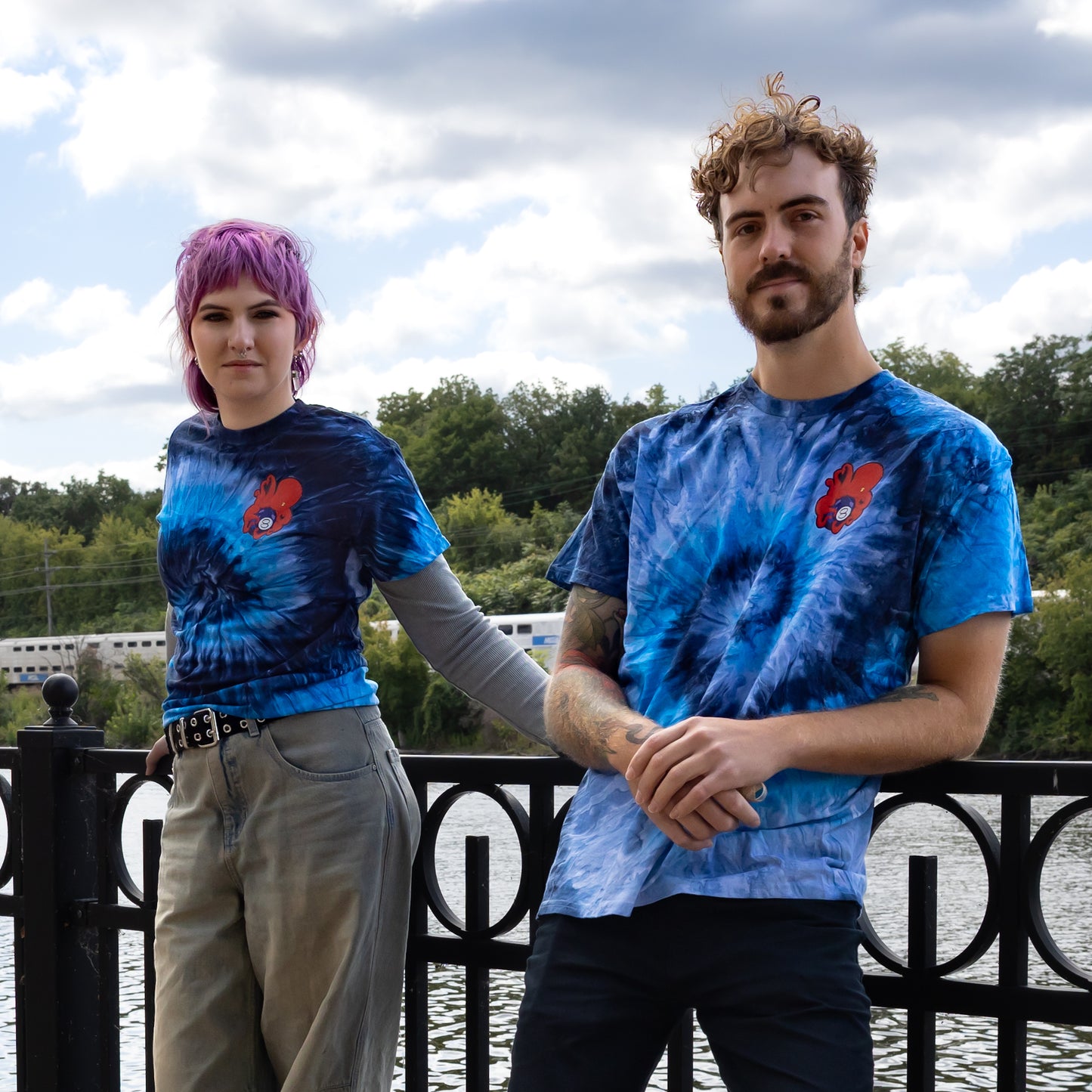 "8-Ball" Octopus (Tie-Dye)