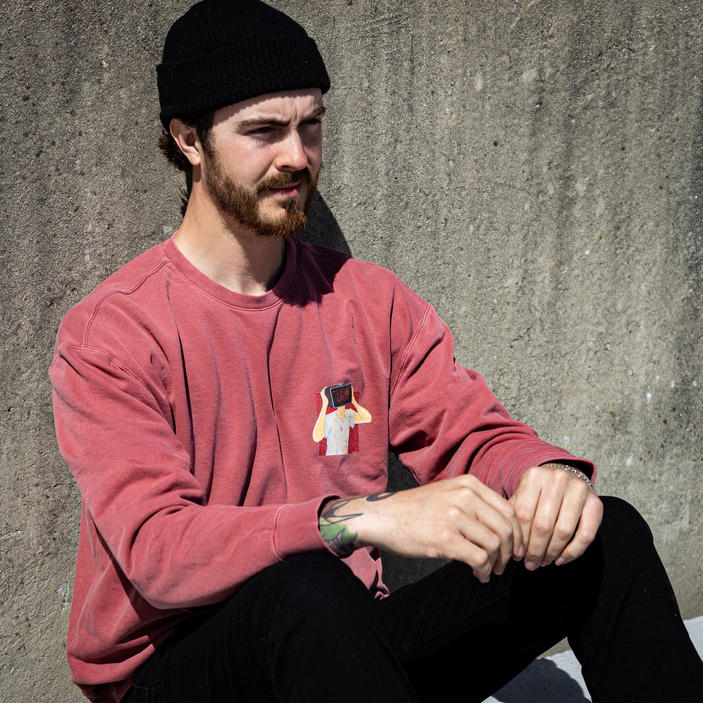 "Late" Crewneck Sweatshirt