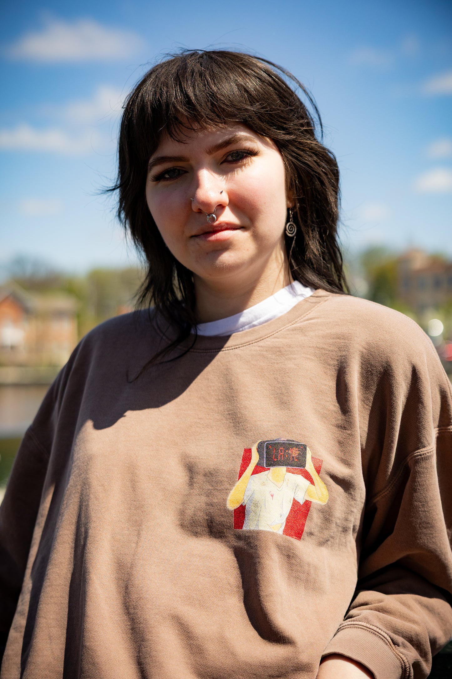 "Late" Crewneck Sweatshirt