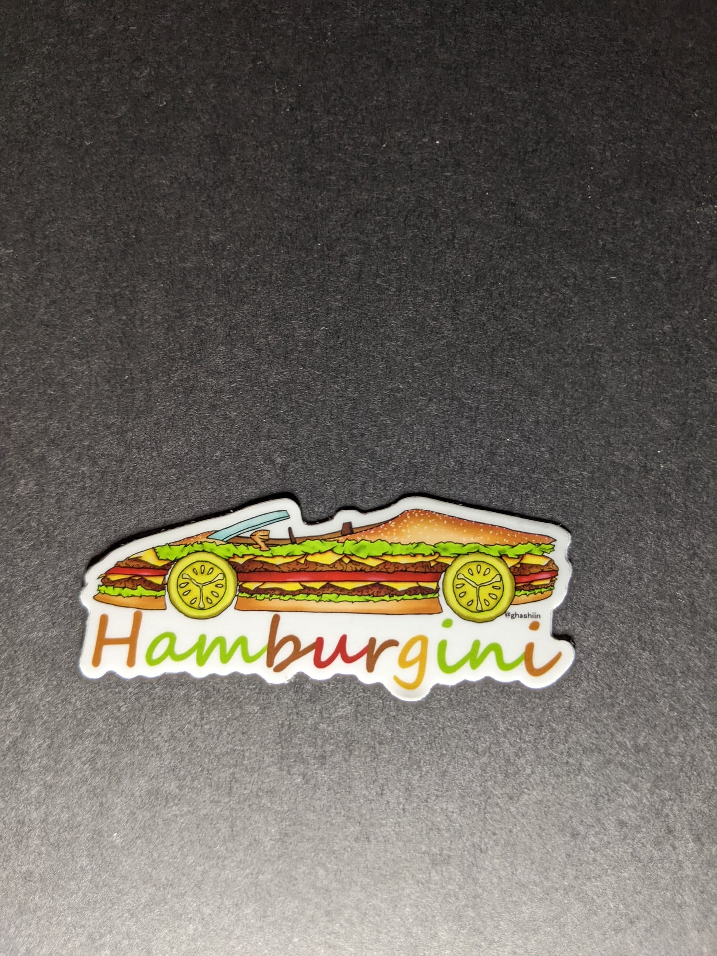 Hamburgini Sticker