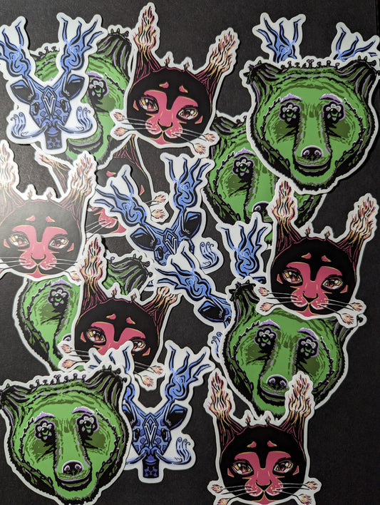 Elemental Animals (Stickers)